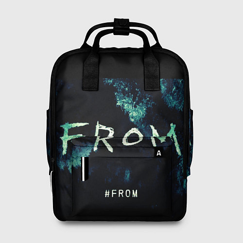 Женский рюкзак Извне на фоне леса / 3D-принт – фото 1