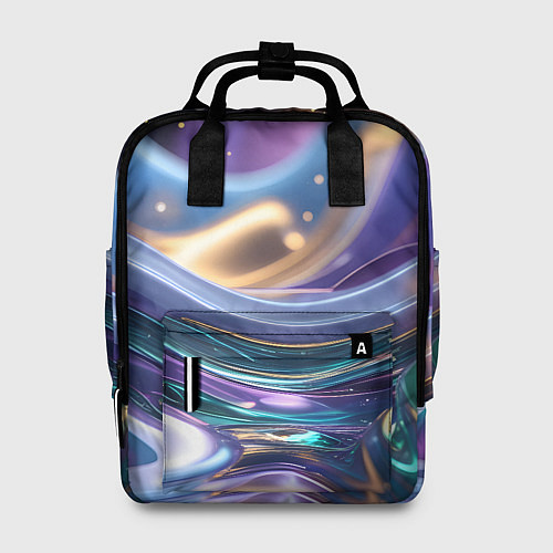 Женский рюкзак Космическая краска / 3D-принт – фото 1