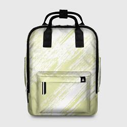 Рюкзак женский The color is white and yellow, цвет: 3D-принт