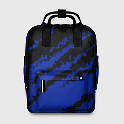 Рюкзак женский The color is black and blue, цвет: 3D-принт