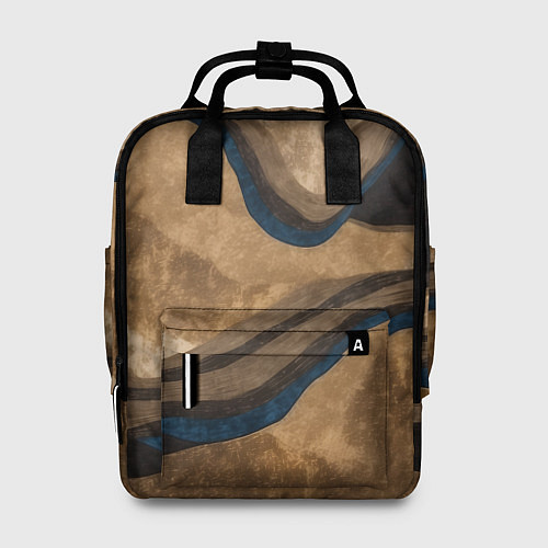 Женский рюкзак Песочная абстракция / 3D-принт – фото 1