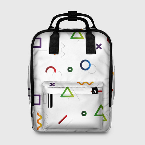 Женский рюкзак Геометрический хаос / 3D-принт – фото 1