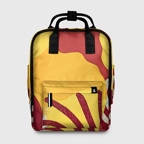 Женский рюкзак Жаркий африканский паттерн / 3D-принт – фото 1
