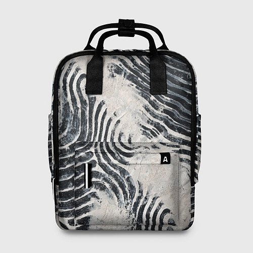 Женский рюкзак Текстура гранж - абстрактные линии / 3D-принт – фото 1