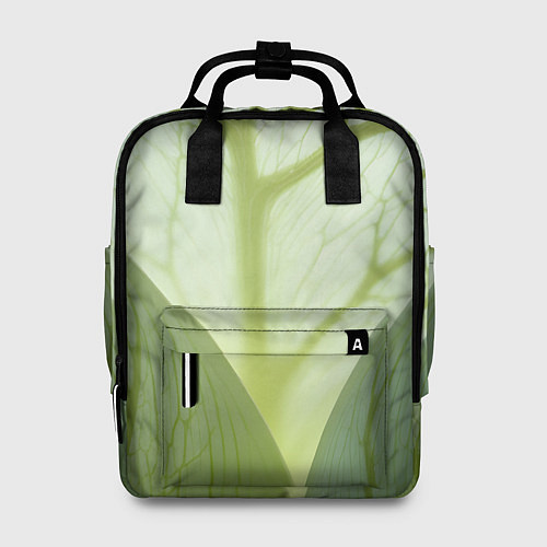 Женский рюкзак Макро съемка листа / 3D-принт – фото 1