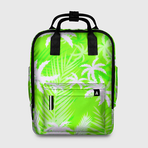 Женский рюкзак Кислотные тропики / 3D-принт – фото 1