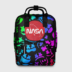 Рюкзак женский Marshmello x NASA gradient, цвет: 3D-принт