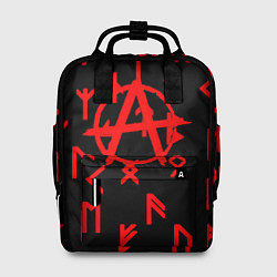 Рюкзак женский Анархия символы, цвет: 3D-принт