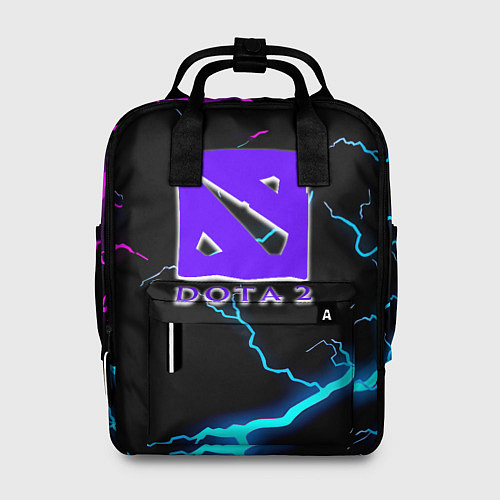 Женский рюкзак Dota неоновый шторм / 3D-принт – фото 1
