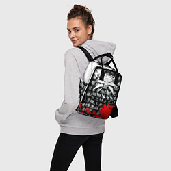 Рюкзак женский Ведьмак япония краски, цвет: 3D-принт — фото 2