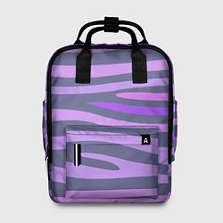 Рюкзак женский Лавандовые волны, цвет: 3D-принт