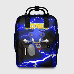 Рюкзак женский Sonic storm electro, цвет: 3D-принт