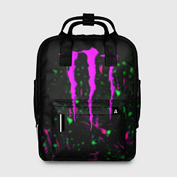 Рюкзак женский Monster energy splash color, цвет: 3D-принт