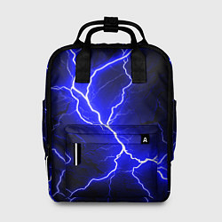 Рюкзак женский Color blue black, цвет: 3D-принт