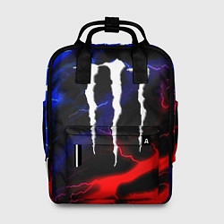 Рюкзак женский Monster energy молнии неон, цвет: 3D-принт