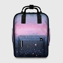 Женский рюкзак Восход с блестками - текстура