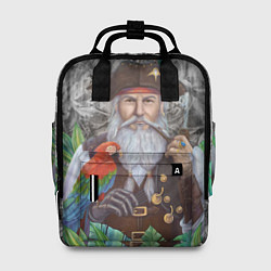 Женский рюкзак Пират с попугаем