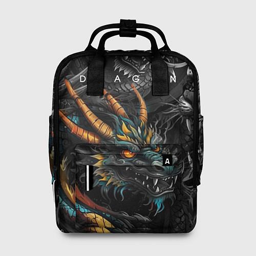 Женский рюкзак Японский дракон татуировка / 3D-принт – фото 1