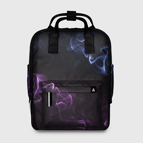 Женский рюкзак Color black blue pink / 3D-принт – фото 1