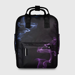 Рюкзак женский Color black blue pink, цвет: 3D-принт