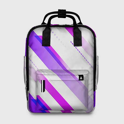 Женский рюкзак Color white pink / 3D-принт – фото 1