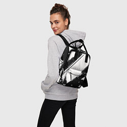 Рюкзак женский Color black white, цвет: 3D-принт — фото 2