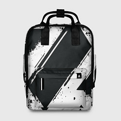 Рюкзак женский Color black white, цвет: 3D-принт