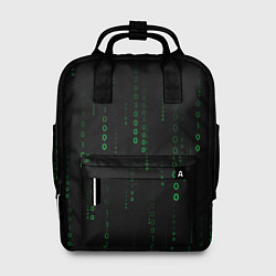 Рюкзак женский Color black green, цвет: 3D-принт