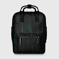 Рюкзак женский Color black turquoise, цвет: 3D-принт
