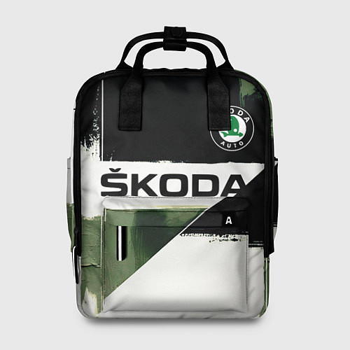 Женский рюкзак Skoda логотип / 3D-принт – фото 1