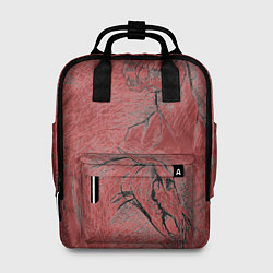 Женский рюкзак Черепа лошадей - эскиз