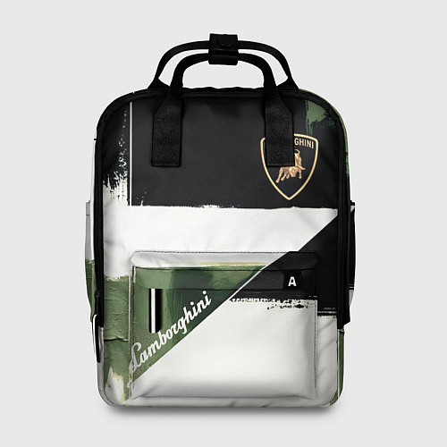 Женский рюкзак Ламборджини логотип / 3D-принт – фото 1