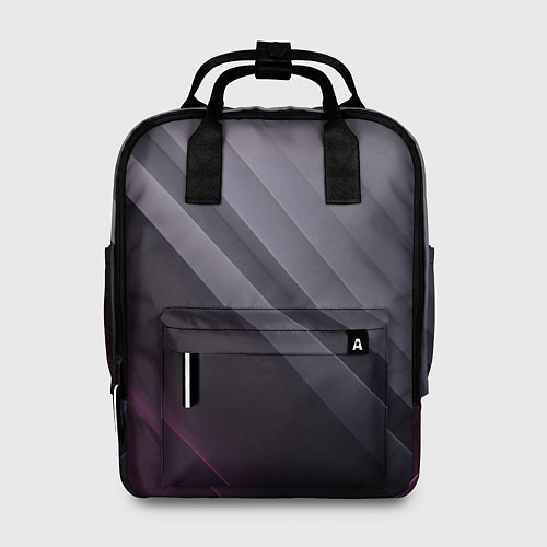 Женский рюкзак Color black grey / 3D-принт – фото 1