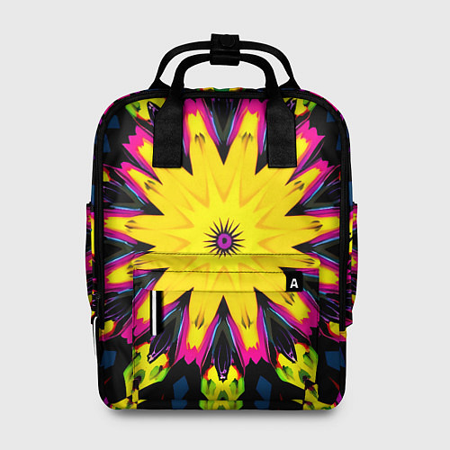 Женский рюкзак Звездный калейдоскоп / 3D-принт – фото 1