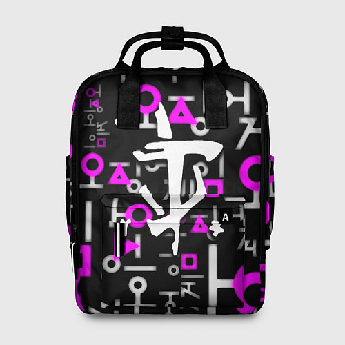 Женский рюкзак Doom неоновый паттерн / 3D-принт – фото 1