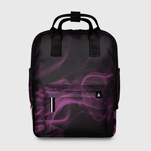 Женский рюкзак Color smoke pink / 3D-принт – фото 1