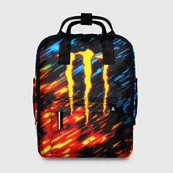 Женский рюкзак Monster energy огонь и лёд искры