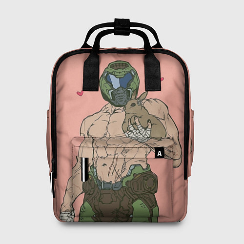 Женский рюкзак Палач рока с кроликом / 3D-принт – фото 1