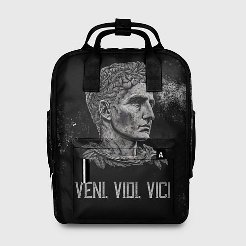 Женский рюкзак Пришел увидел победил цезарь / 3D-принт – фото 1
