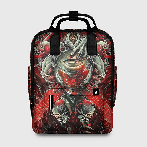 Женский рюкзак Doom постер к игре / 3D-принт – фото 1