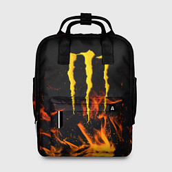 Женский рюкзак Monster energy orange fire