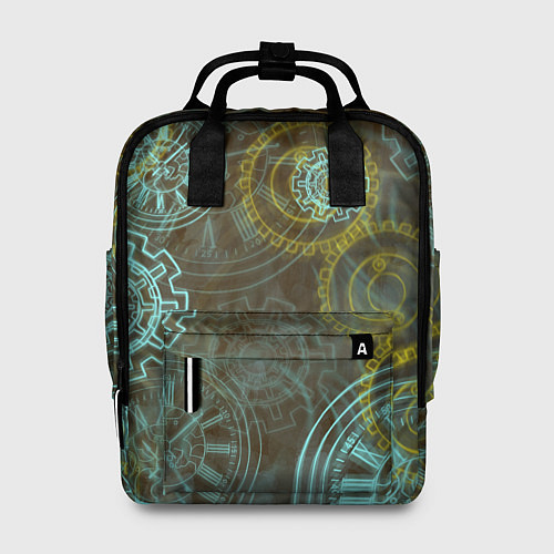 Женский рюкзак Стимпанк механизм / 3D-принт – фото 1