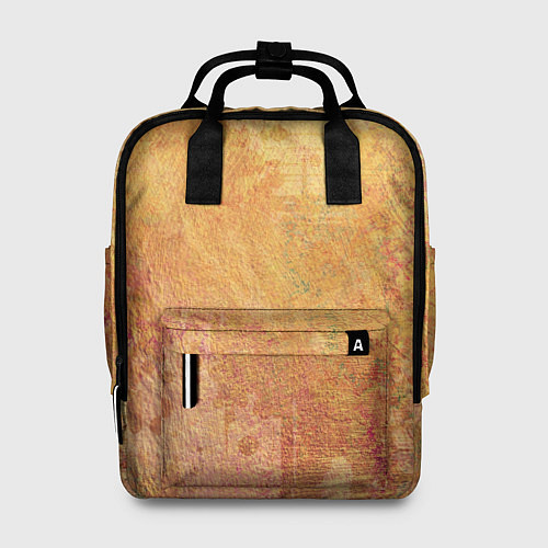 Женский рюкзак Абстракция - red and yellow spots / 3D-принт – фото 1