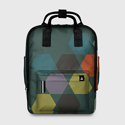 Женский рюкзак Кластер зеленая ночь