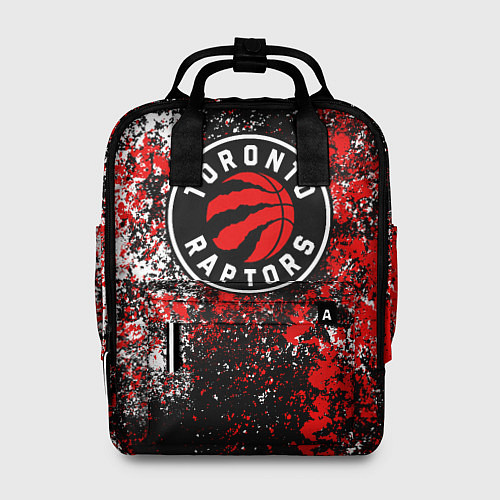Женский рюкзак Торонто Рэпторс - цветовой хаос / 3D-принт – фото 1