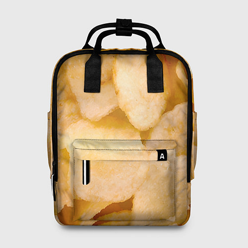 Женский рюкзак Чипсы текстура / 3D-принт – фото 1