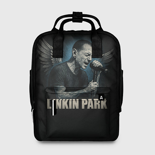 Женский рюкзак Chester Bennington - Angel / 3D-принт – фото 1