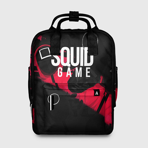 Женский рюкзак Игра в кальмара маски распорядителя и стражников / 3D-принт – фото 1