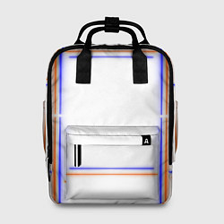 Женский рюкзак Neon white orange light blue