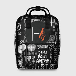 Рюкзак женский Twenty one pilots rock logo, цвет: 3D-принт
